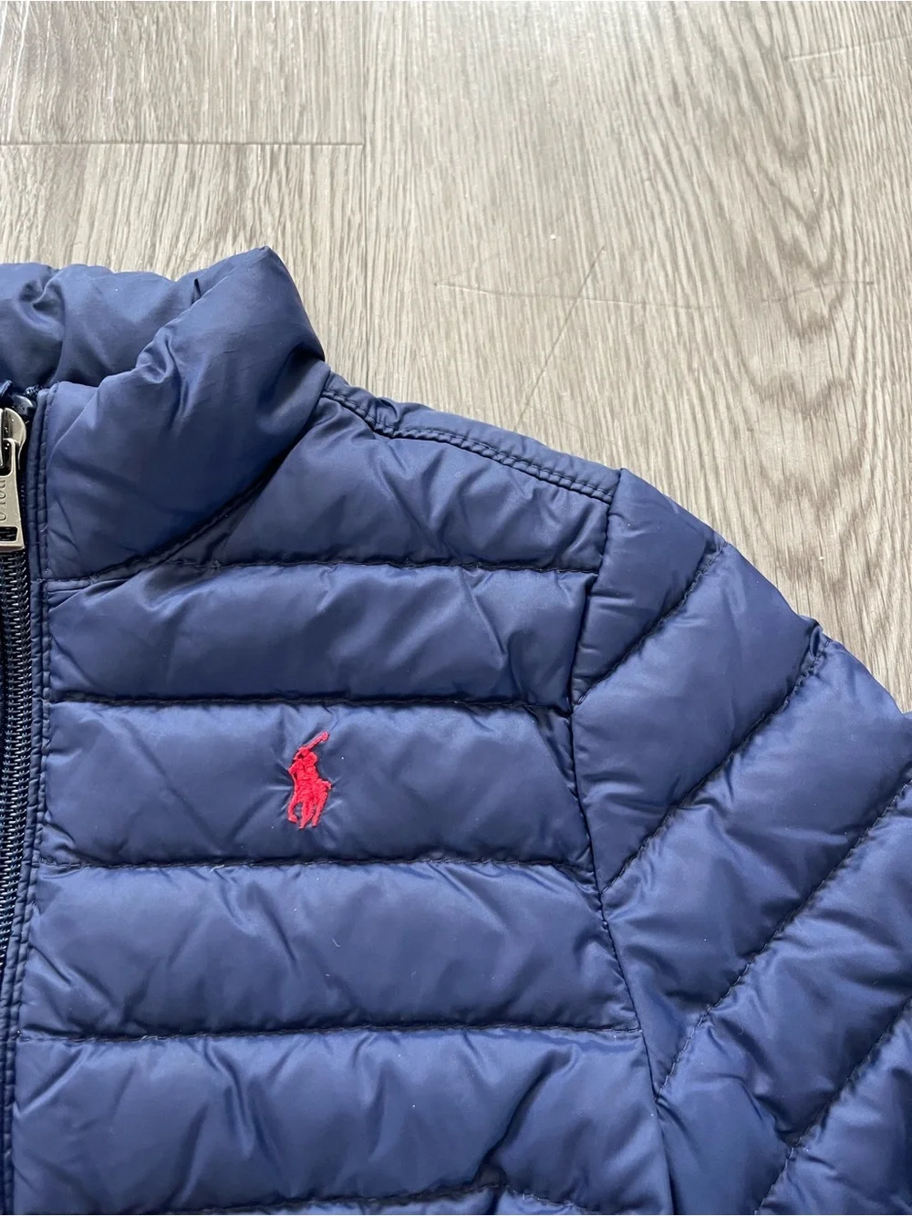 Ralph Lauren Boys' Navy Packable Puffer Jacket 3T